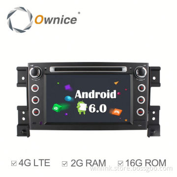 Ownice Android 6.0 Cortex A53 quad core DVD GPS player for Grand Vitara 2010 2011 support DAB+ TPMS